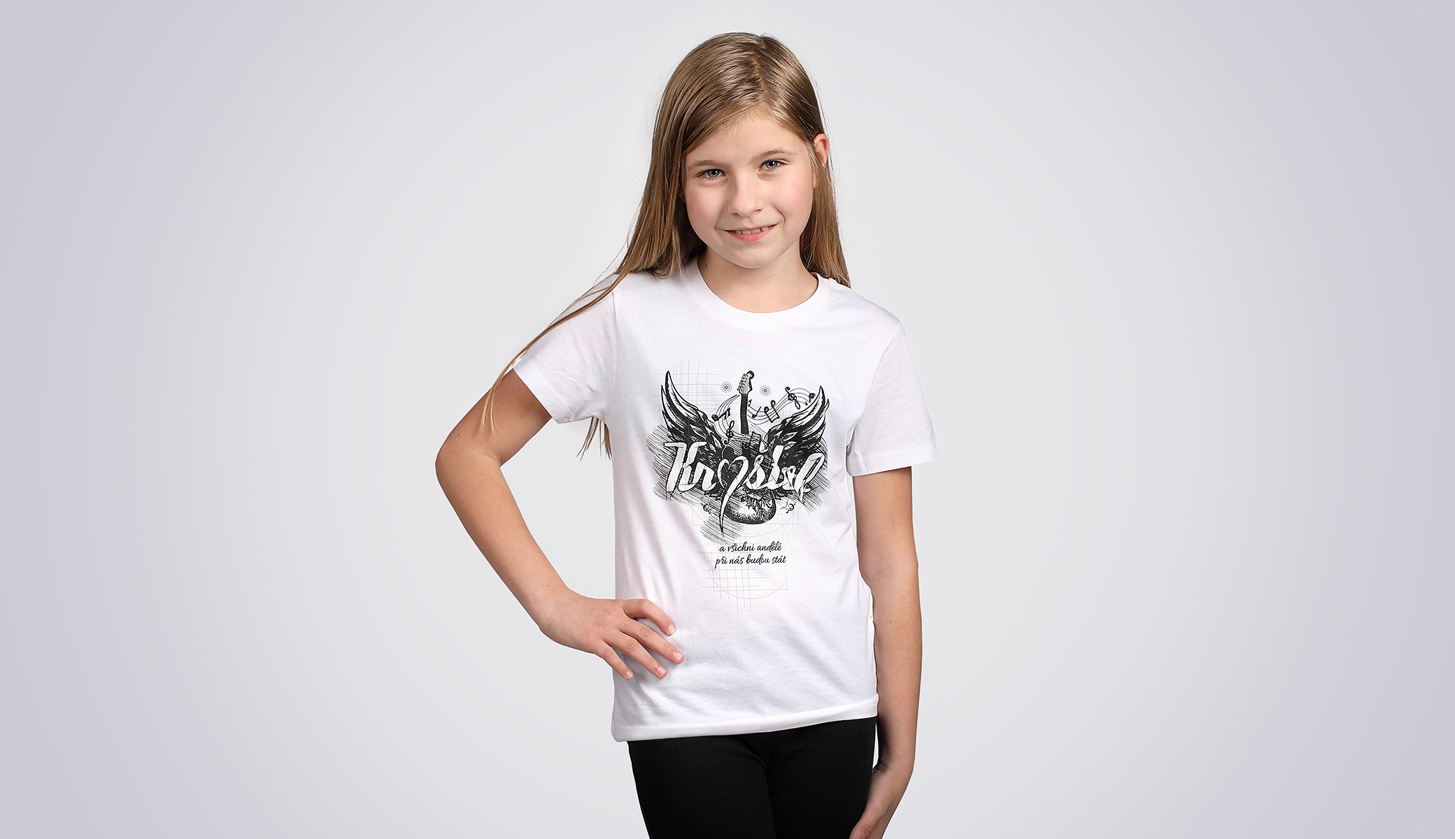 Dětské tričko bílé Kytara2(1).jpg